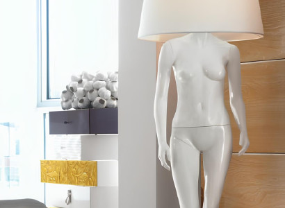 Wohnzimmer Stehlampe Leuchte Steh Leuchten XXL Design Lampe Figur Skulptur Neu