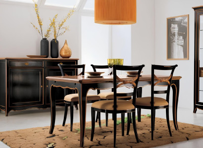 Tisch Design Tische Holz Esszimmer Wohnzimmer klassisches Esszimmer Echtholz