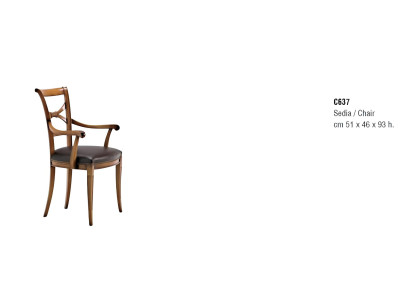 Esszimmer Stühle Holz Luxus Sessel Stuhl Braun Stühle Wohnzimmer Möbel Italien