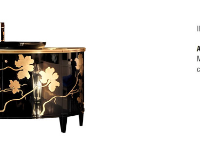 Waschtisch Klassischer Schrank Waschbecken Italienisches Badezimmer Unterschrank