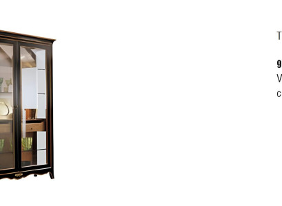 Schrank Schaufenster Vitrine Vitrinen Glas Schrank Holz Regal Art déco Schränke