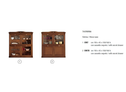 Schrank Schaufenster Vitrine Vitrinen Glas Schrank Holz Regal Art déco Schränke