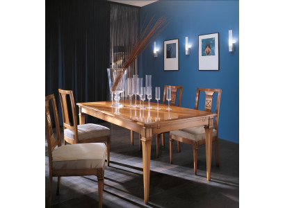 Tische Italienische Möbel Massiv Holz Esszimmer Esstisch Tisch Möbel Einrichtung