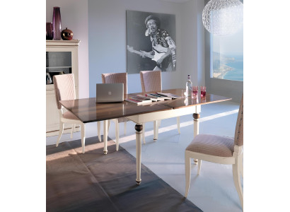 Esstisch Luxus Tisch Massiv Holz Möbel aus Italien Esszimmer Tische Einrichtung