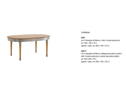 Esstisch Luxus Tisch Massiv Holz Möbel aus Italien Esszimmer Tische Einrichtung