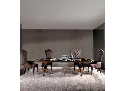 Tisch Luxus Esszimmertisch Esstisch Esszimmer Holz Tische Bizzotto Ess Möbel Neu