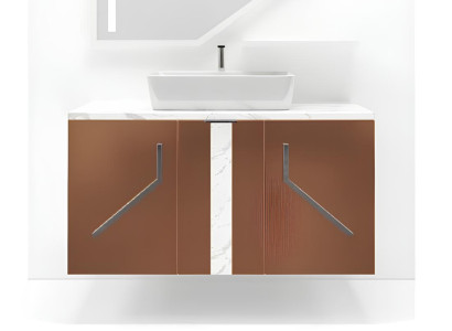 Brauner Badezimmerschrank Badezimmermöbel Regal Badezimmerschrank Holzregale