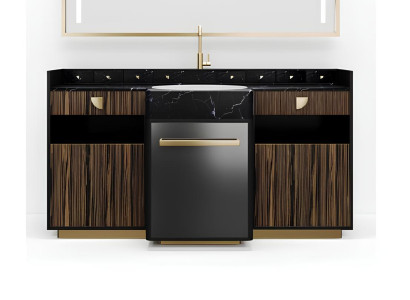 Brown Classic Furniture Badezimmer Waschbecken Armaturen Badezimmer Möbel