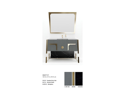 Grau Badezimmerschrank Badezimmermöbel Regal Badezimmerschrank Holzregale Möbel