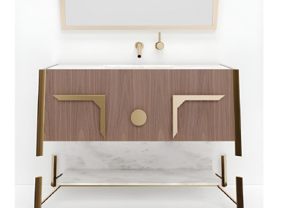 Brauner Badezimmerschrank Badezimmermöbel Regal Badezimmerschrank Holzregale