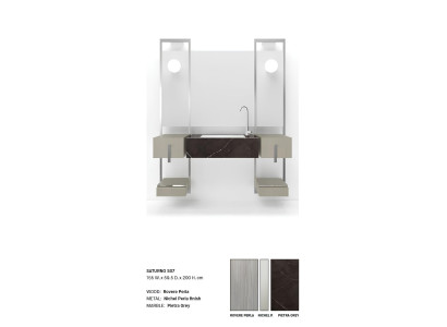 Grau Badezimmer Waschbecken Armaturen Badezimmer Möbel Italien Stil Waschbecken