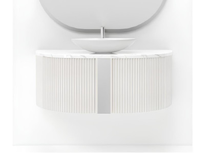 Weiße Waschbeckenarmaturen für das Badezimmer Badezimmermöbel Italien Stil