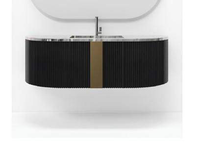 Schwarzer Badezimmerschrank Badezimmermöbel Badezimmerschrank klassische Möbel