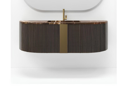 brauner Badezimmerschrank Badezimmermöbel Badezimmerschrank klassische Möbel