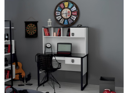 Schreibtisch Weiß Möbel Holz Kinderzimmer Design Modern Tisch Jugenzimmer Neu