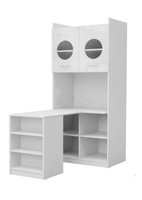 Schreibtisch Hochglanz Weiß Tisch  Kinderzimmer Jugendzimmer Möbel Tische