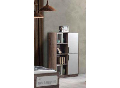 Bücherregal  Schränke Regale Bücher Schrank System Möbel Design Trenn Wand Regal