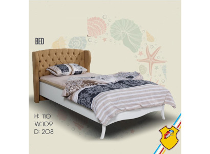 Design Jugendzimmer Schlafzimmer Bett Holz Betten Braun Modern Stil Neu