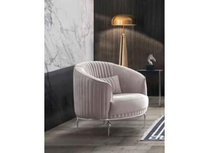 Sessel Luxus Einsitzer Couch Textil Sofa Polster Möbel Couchen Samt Stoff Textil