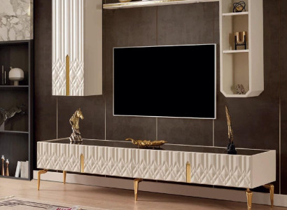 Wohnwand tv Schrank Sideboard Anrichte Schrank  Holz Sideboards Möbel lowboard