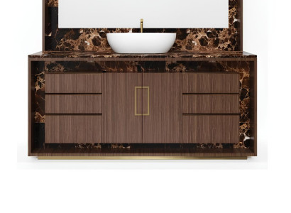 Brauner Badezimmerschrank Badezimmermöbel Regal Badezimmerschrank Holzregale