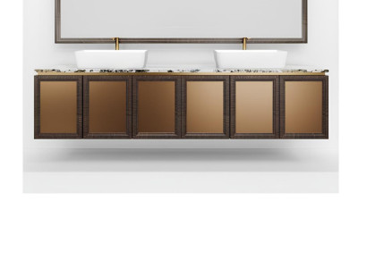 Brauner Badezimmerschrank Badezimmermöbel Regal Badezimmerschrank Holzregale