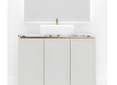 Weißer Badezimmerschrank Badezimmermöbel Regal Badezimmerschrank Holzregale