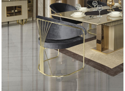 Stuhl schwarz Luxus Esszimmer schöne Möbel Design elegante Stühle moderne Holz