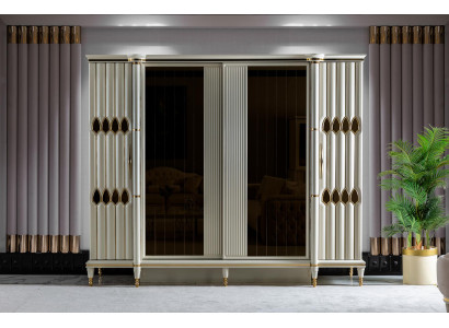 Kleiderschrank Garderobenschrank Design Schlafzimmer Schrank Möbel Holz