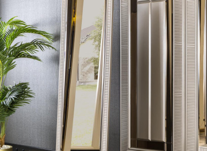 Standspiegel Beige Schlafzimmer Spiegel Elegantes Designer Möbel Modern Neu