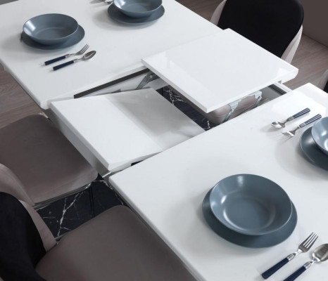 Esszimmer Komplett Set Esstisch 4x Stühle Anrichte + 2х Spiegel Gruppe