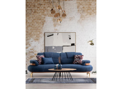 Bequemer 3-Sitzer Modernes Design Stilvolle und Gemütliche Wohnzimmercouch