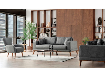 Komfortable 3+1 Sofagarnitur Stilvolles Design für gemütliches &elegantes Wohnen