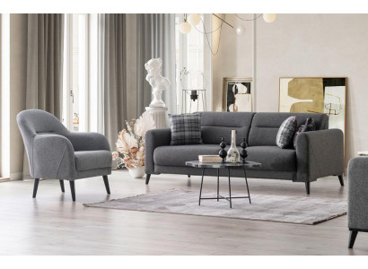 Komfortable 3+1 Sofagarnitur Stilvolles Design für gemütliches &elegantes Wohnen