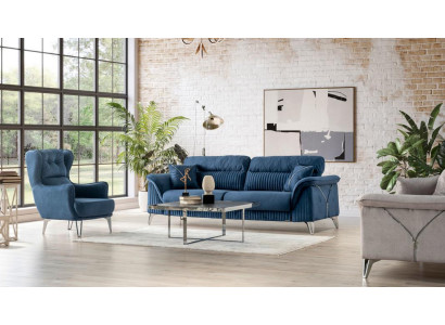 Gemütliche 3+1 Sofagarnitur Stilvolles Design für maximalen Komfort &Entspannung