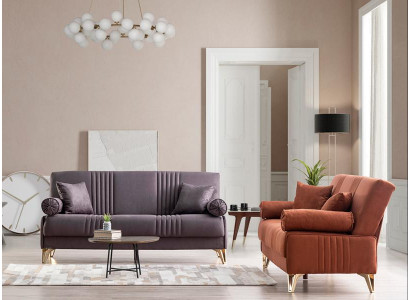Stilvolles 3+3 Sitzer Sofa-Set Modernes Design für elegantes komfortables Wohnen