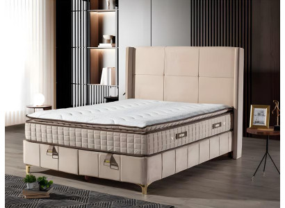 Luxuriöses Boxspringbett Elegantes Design für höchsten Komfort und Entspannung