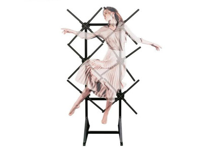 Holografischer Projektor 3D Figur Event Stand Hologramm Messen Webung Display