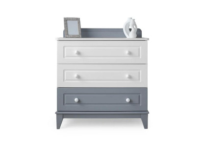 Moderne Kommode mit drei Schubladen Stilvolles Design für Kinderzimmer