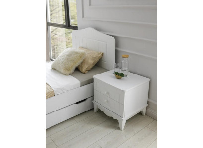 Nachttisch Modernes Design Zwei Schubladen Schlafzimmer Gästezimmer Stilvoll