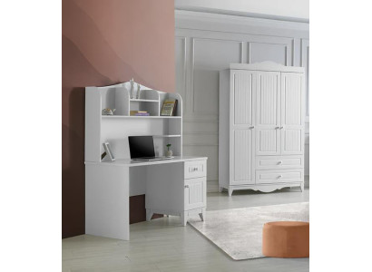 Schreibtisch Stauraum Kleiderschrank Elegantes Design Stilvolle Wohnräume Möbel