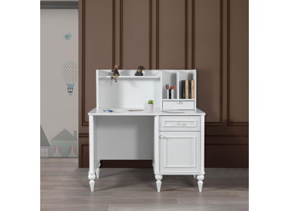 Schreibtisch Weiß Moderner Schreibtisch mit Regalen Bürotisch Sekretär