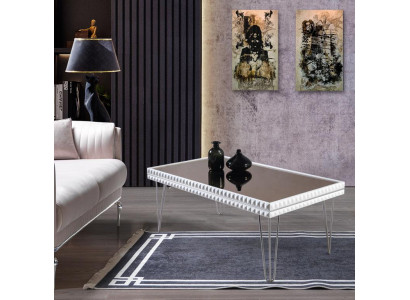 Couchtisch Luxus Modern Design Tisch Wohnzimmer Beistelltisch 111x64