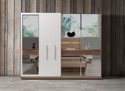 Kleiderschrank Modern Möbel Design Luxus Schrank Schlafzimmer 226cm