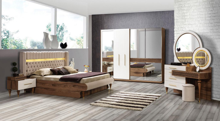 Kleiderschrank Modern Möbel Design Luxus Schrank Schlafzimmer 226cm
