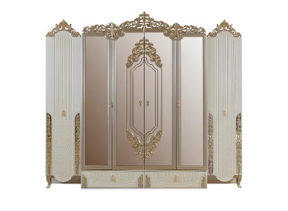 Schlafzimmer Kleiderschrank Material Holz Schrank Modern neu beige