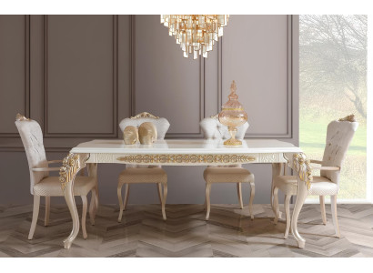 Esszimmer Set Essgruppe Esstisch  6x Stühle Modernen Neu Garnitur 7tlg