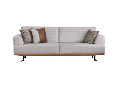 Zeitgenössisches Luxussofa mit Grauer Polsterung für das Wohnzimmer