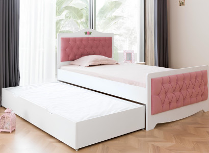 Weißes Einzelbett Designer Kinderzimmer Möbel Schlafzimmer Holzbett Neu