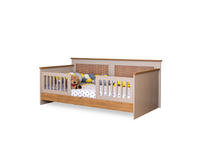 Luxuriöses Braunes Kinderbett Designer Funktionsbett Schlafzimmer Möbel